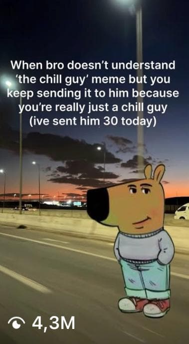 Trending social media post example