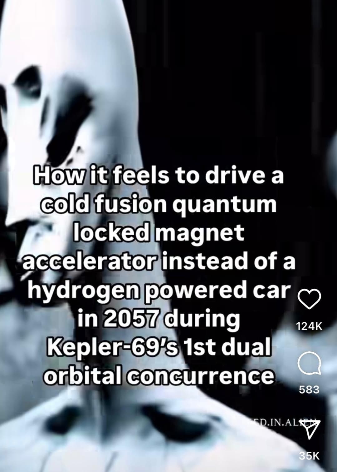 Trending social media post example